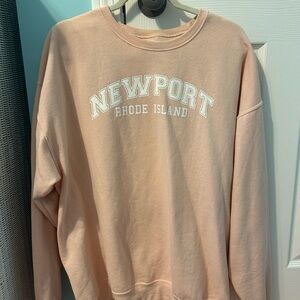 Newport Rhode Island Pink Sweater